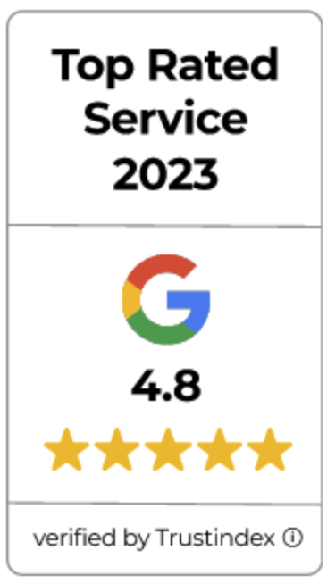 Top Rated Service, Google 4.8